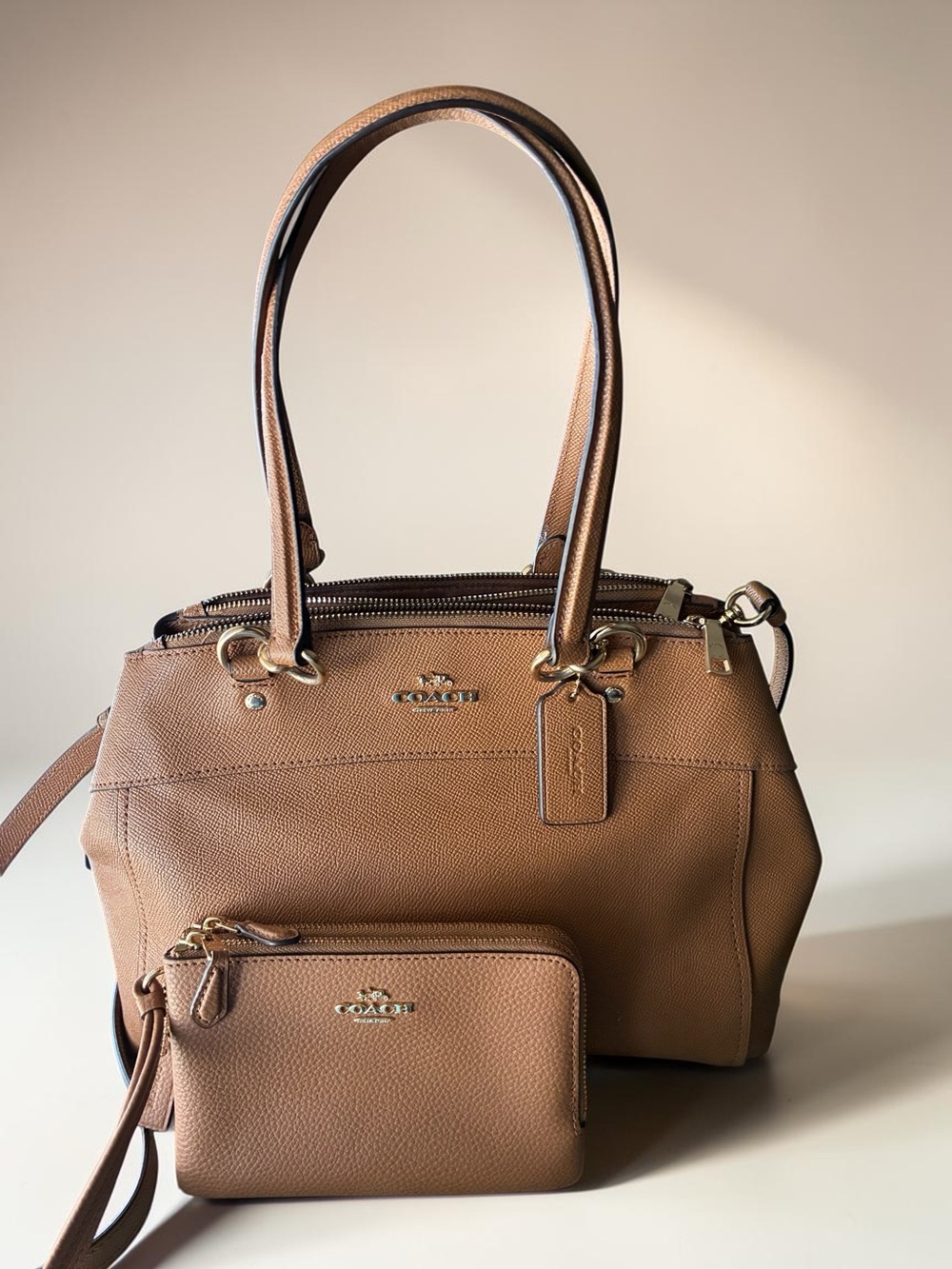 Coach Brooke Carryall with matching Wristlet